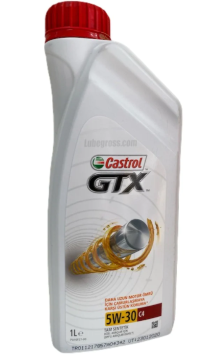 [CASTROL 271019810000] Castrol Motor Yağı 5W30 1 Lt Gtx C4 ( Partikül Filtreli Araçlar) ( Alman Grubu Hariç )
