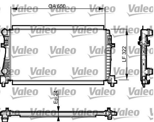 [VALEO 735557] Komple Radyatörü Golf 7 13- 5Q0121251EB