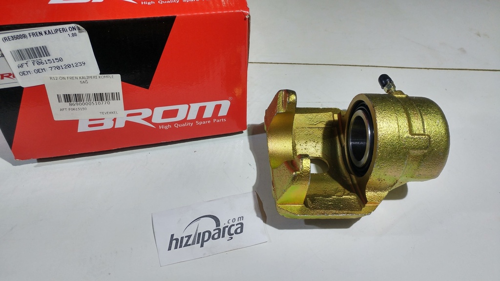 [BROM R35008] R12 Ön Fren Kaliperi Komple Sol 7701201239