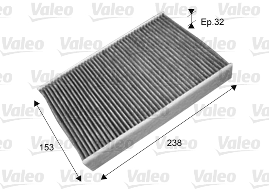 [VALEO 715722] Fluence 1.5 Polen Filtresi Karbonlu