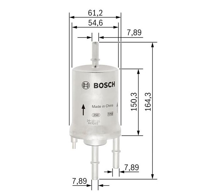 [BOS-F026403006] Üniversal Benzin Filtresi 6Q0201051J