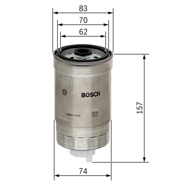 [BOSCH1457434194] Boxer Jumper 1994-2001 Mazot Filtre 2.8 1906.62