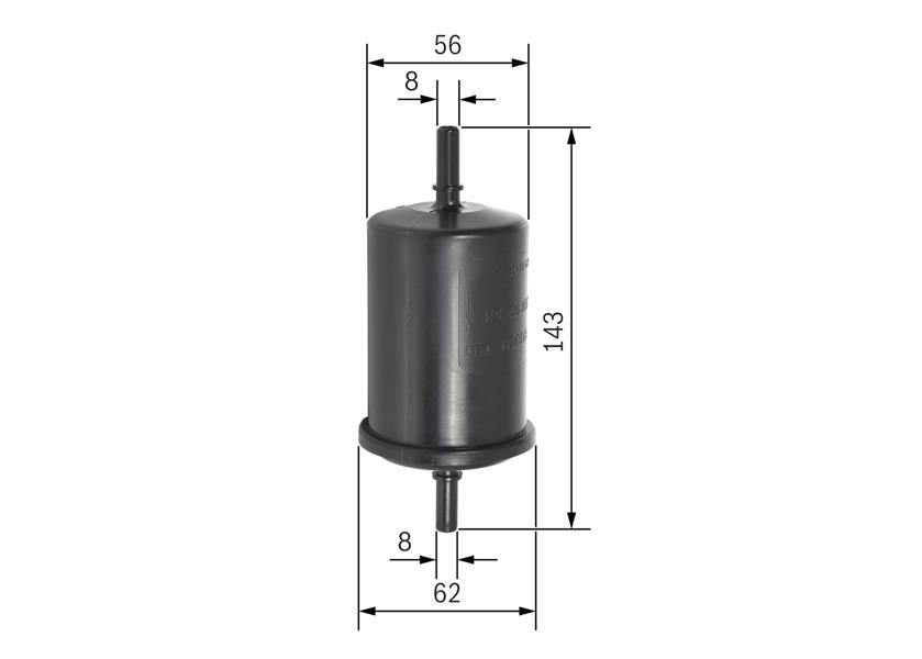 [BOSCH 09864B2017] Clio Kango Megane 1.4 1995-2008 R19 1.4 307 Benzin Filtresi 7700845961