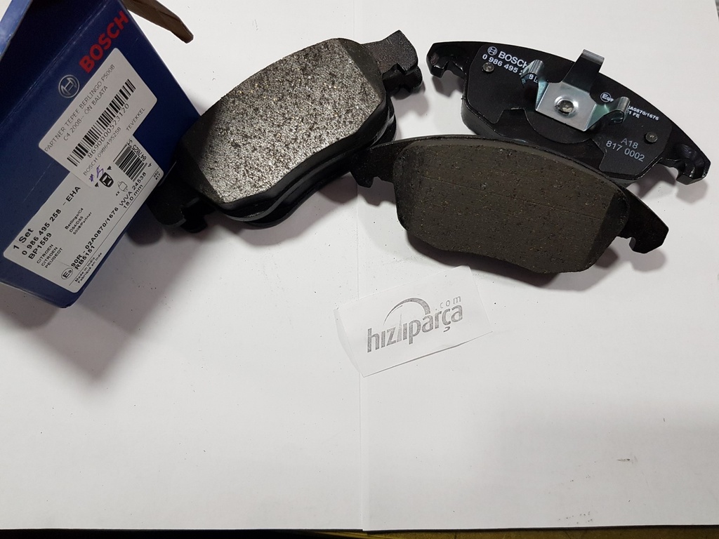 [BOSCH 0986495258] Partner Tepee Berlingo P5008 C4 2008-- Ön Balata 4253.61