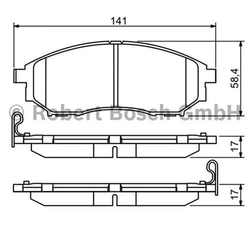 Koleos Qashqai 2.0 Ön Balata 410603072R