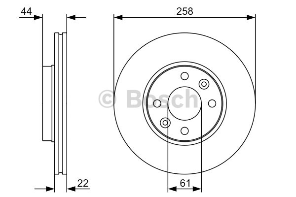 [BOSCH 0986479B73] Clio 4 Kango 2 Lodgy 22-198Mm Ön Fren Ayna Takım 402067016R