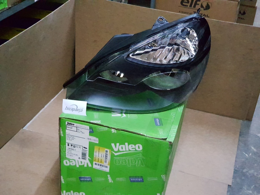 [VALEO 44187] Clio 2001-2005 Komple Far Sol Siyah oto devi