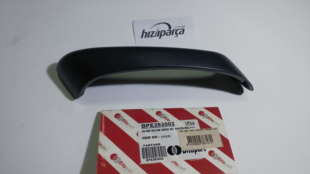 [BITABPE283002] Partner Berlingo Kapı Kolçak Kapağı Sol 9319.R3