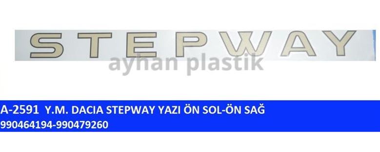 Stepway Yazı Yeni Model 51984548 Sarı Renk
