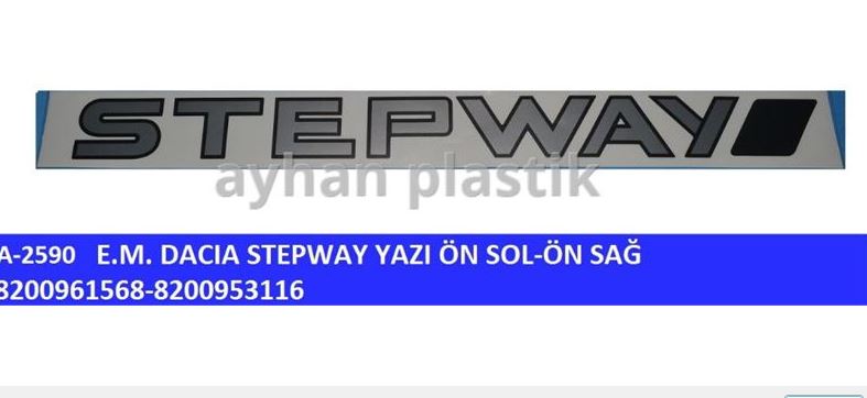 Stepway Yazı Eski Model 51984548