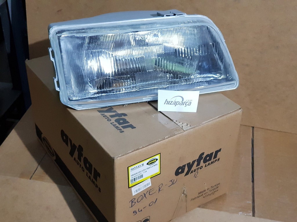 [AYFAR 505533] Boxer Jumper Ducato 1 1994-2001 Sağ Komple Far 6205.J7