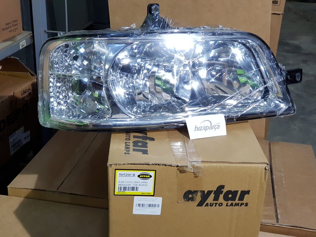 Ducato 2 03-06 Sağ Komple Far Motorsuz 6206.E2