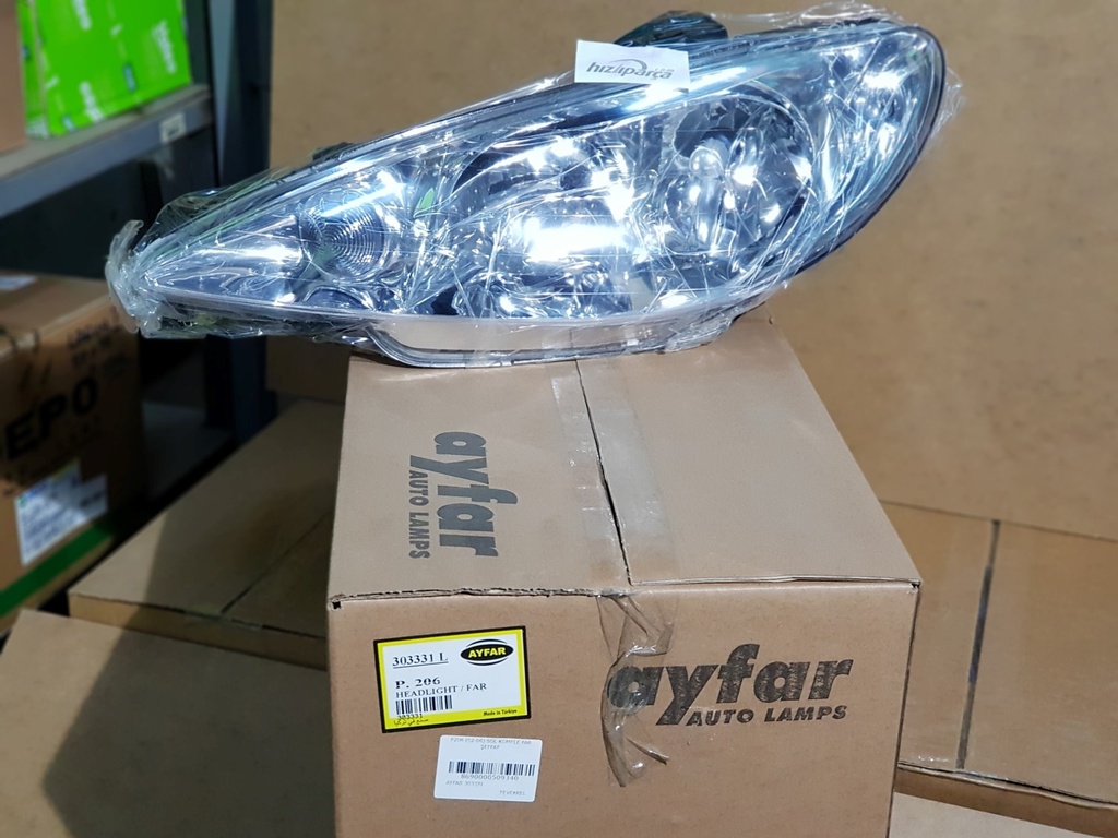 P206 (02-06) Sol Komple Far Şeffaf 6204.S9