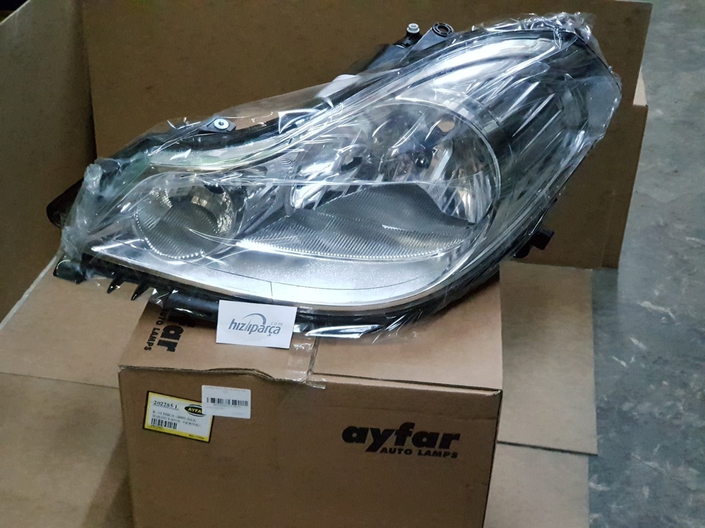 [AYFAR 202285] Symbol 2007-2011 Komple Far Sol ( Far Motorlu ) 7701070630