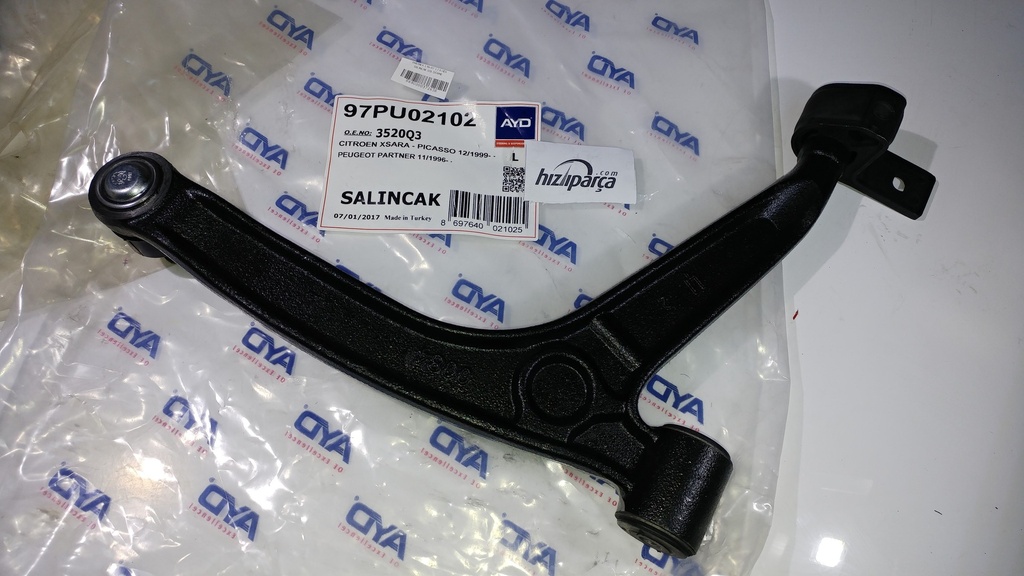 [AYD97PU02102] Partner Berlingo ( 96-07 ) 2.0 Hdi Salıncak Sol Dövme 3520.Q3