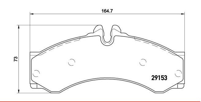 [VAL-670966] Crafter 95-06 LT46 97-07 Ön Balata 2D0698151A