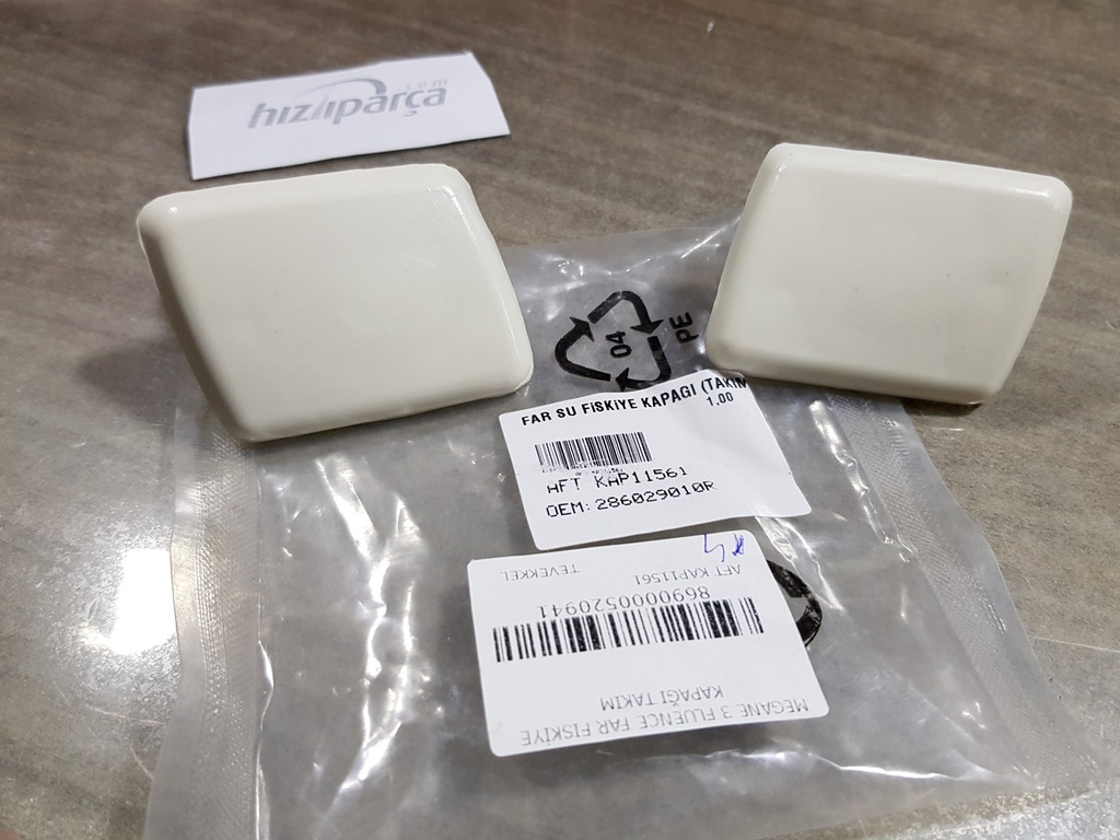 [AFT KAP11561] Megane 3 Fluence Far Fıskiye Kapağı Takım 286029010R