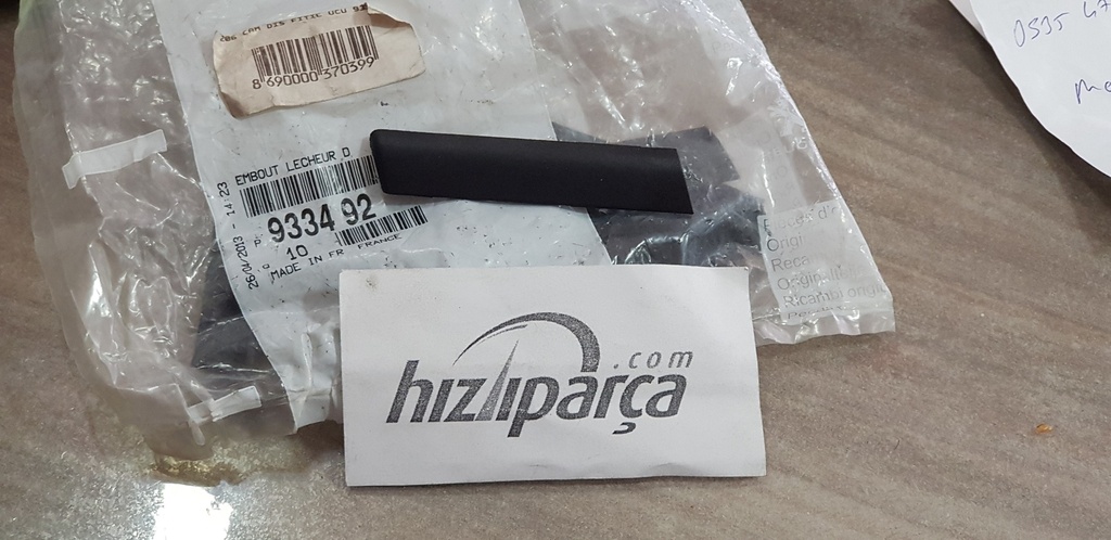[9334.92] P206 Cam Dış Fitil Tutucu Sağ Ön Kapı 9334.92 Orjinal