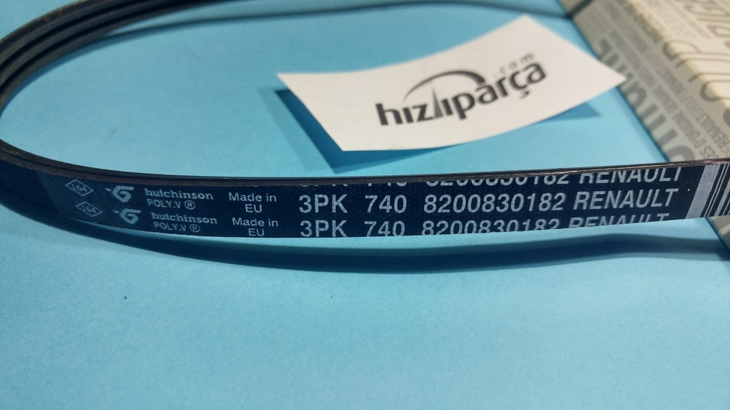[8200830182] Clio 2001-2008 1.2 16V Alternatör Kayışı 3Pk740 8200830182 Mais