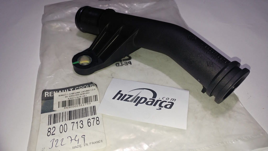 [8200713678] Kango 1.9 Megane Laguna 1 2.0 8V Devirdaim Soğutma Borusu 8200713678 Orjinal