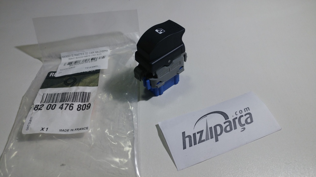Kango 2 Master 3 Cam Düğme Mavi 8200476809 Orjinal