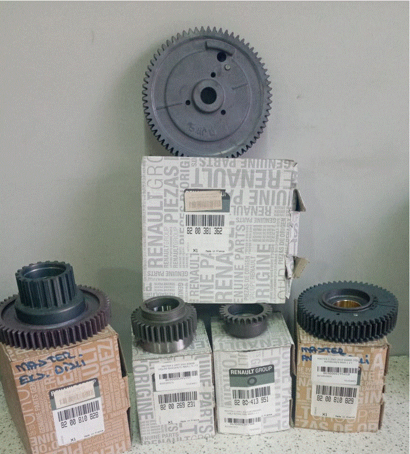[8200381362.] Master 2 G9U Dişli Takım Seti Mais 8200381362 8200269231 8200413951 8200810828 8200810829