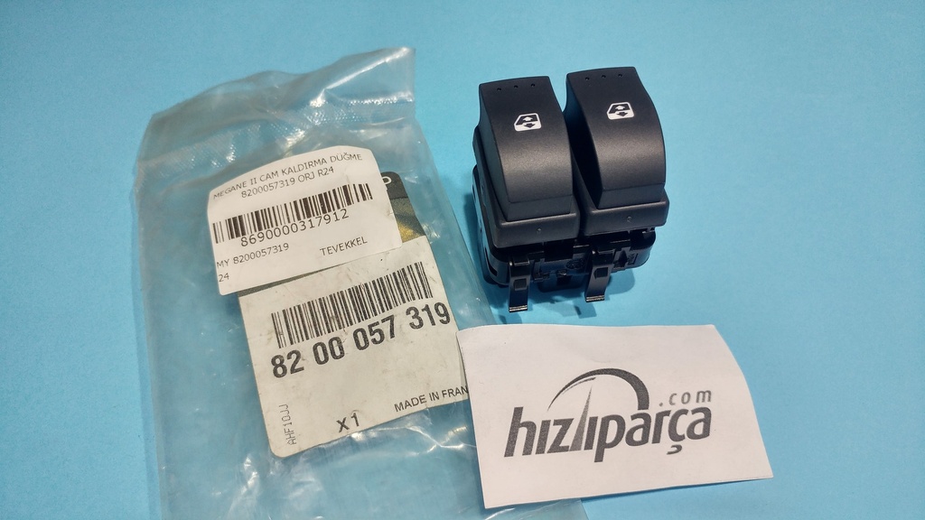 [8200057319] Megane 2 Cam Kaldırma Düğmesi 8200057319 Orjinal
