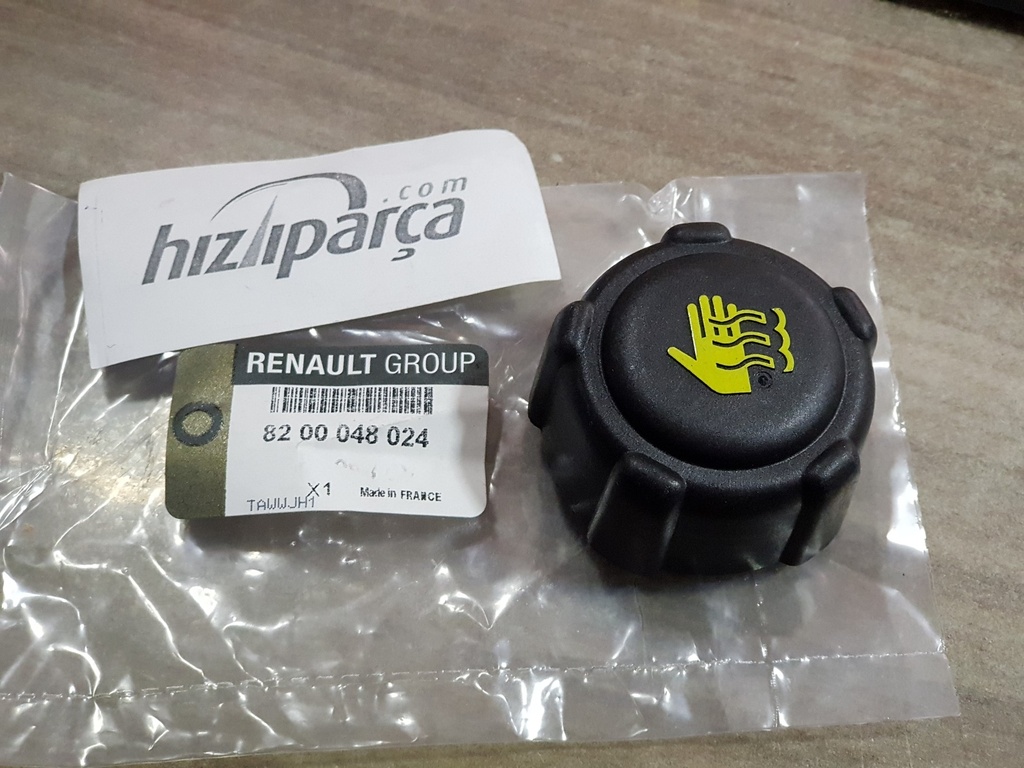 [8200048024] Clio Kango Megane Genleşme Şişe Kapağı Siyah 8200048024 Orjinal