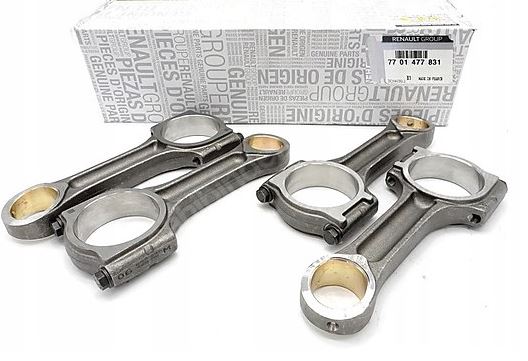 [7701477831] Laguna 3 Koleos Trafic M9R 2.0 Piston Kol Takımı 4 Adet 7701477831 Orjinal