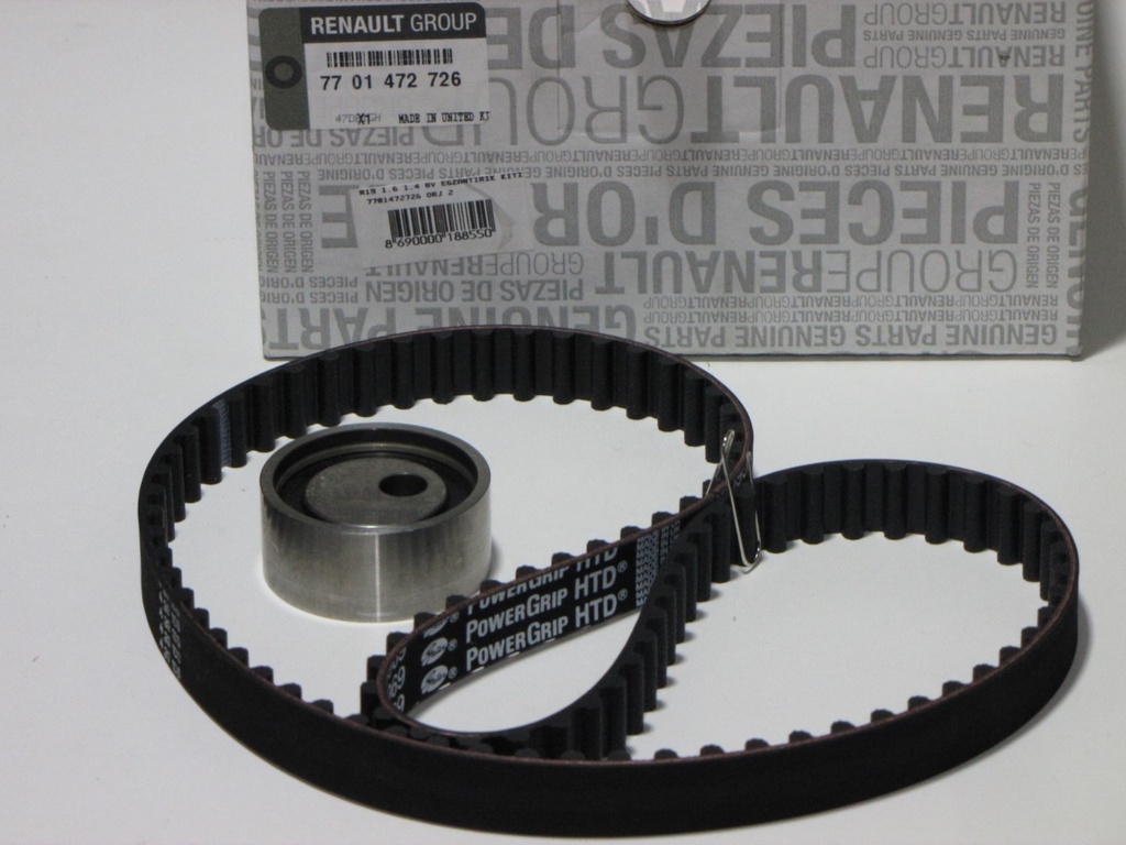 [7701472726] R9 1.4 Enj R19 Megane 1 1.6 1.4 8V Egzantirik Kiti 95 Diş ( Triger Seti ) 7701472726 Orjinal