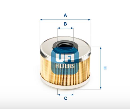 [UFI 2668600] Kango 1.9 Laguna 1 (98-03) Mazot Filtresi 7701043620