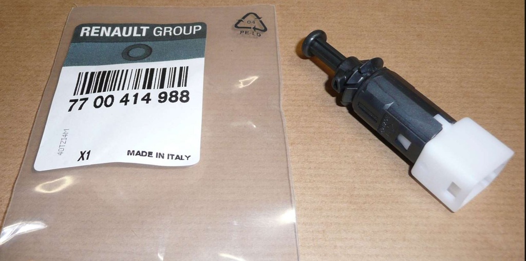 [7700414988-1] Kango Clio Trafic 2 Fren Pedal Muşuru 4 Fiş Beyaz 7700414988