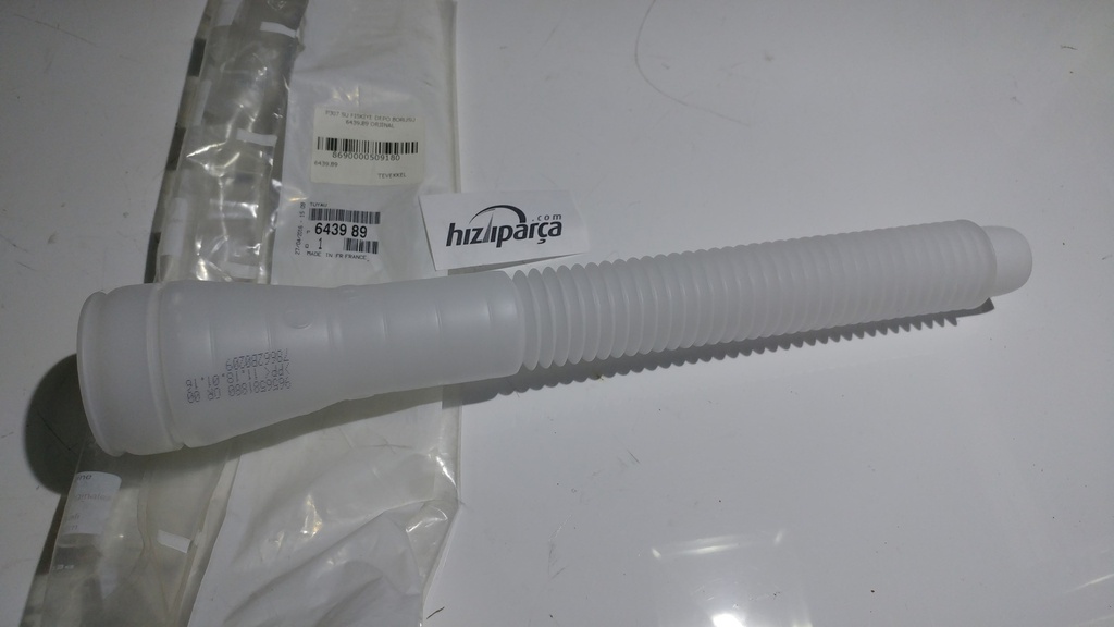 [6439.89] P307 Su Fıskiye Depo Borusu 6439.89 Orjinal