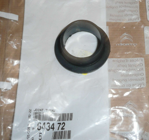 [6434.72] P307 Su Fıskiye Depo Boru Contası 6434.72 Orjinal
