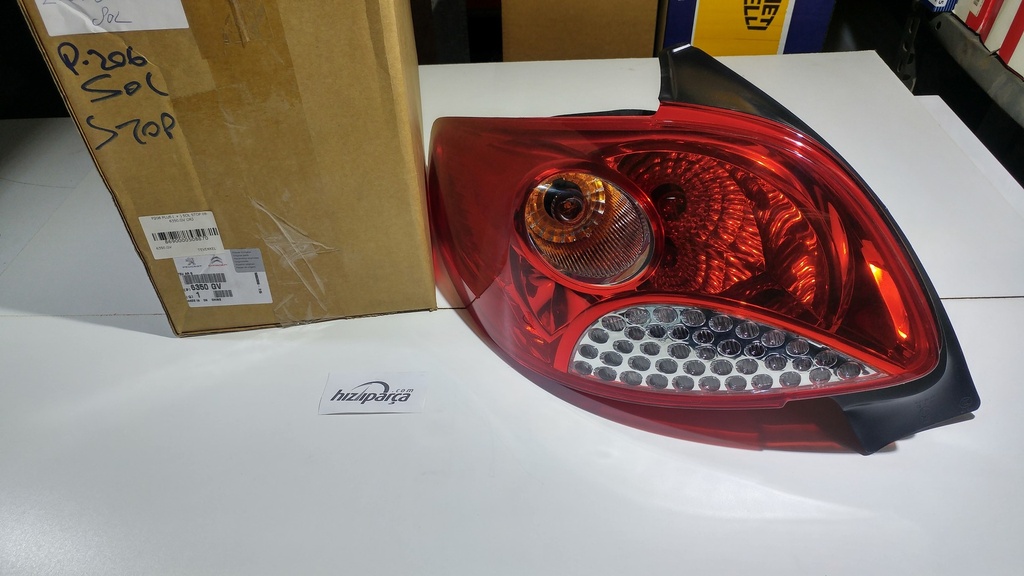 [6350.GV] P206 Plus ( + ) Sol Stop 09- 6350.Gv Orj