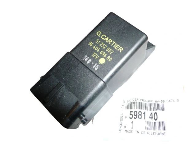 P107 P207 P307 P407 Partner Isıtıcı Kutu 5981.40 Orjinal