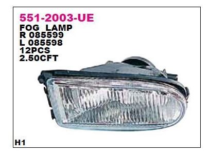 [5512003RUE] R19 Clio Megane 1 Laguna 1 (95-99) Sağ Sis Farı