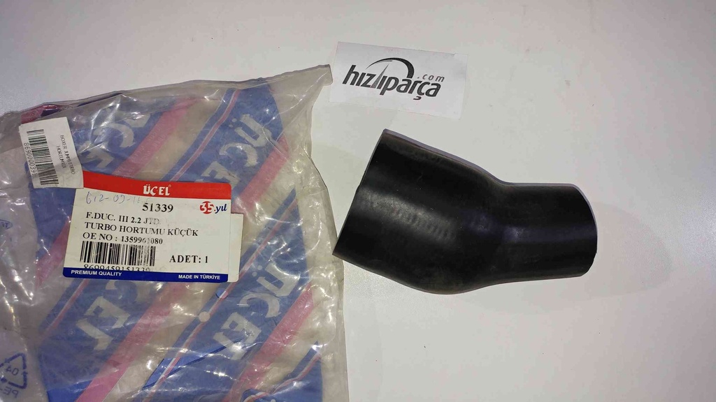 [UCAL 51339] Boxer Jumper Ducato 3 Turbo Borusu (Hortumu) Küçük 0382.LY