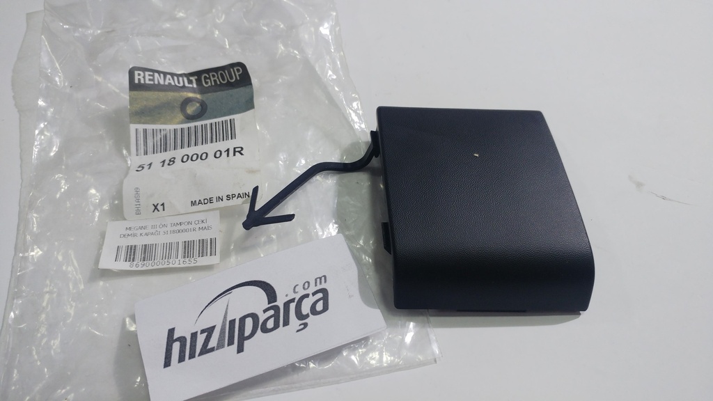 [511800001R] Megane 3 Ön Tampon Çeki Demir Kapağı 511800001R Mais