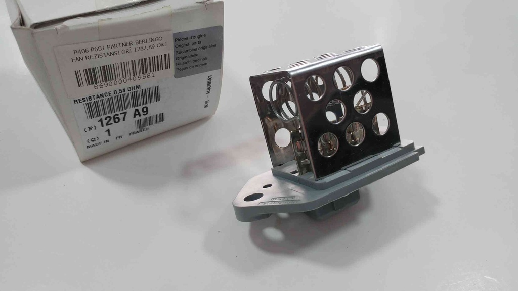 P406 P607 Partner Berlingo Fan Rezistansı Gri 1267.A9 Orjinal