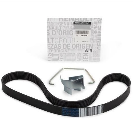 [117209884R] Clıo 5 Sandero Alternatör Kayışı Aparatlı (Esnek) 117209884R