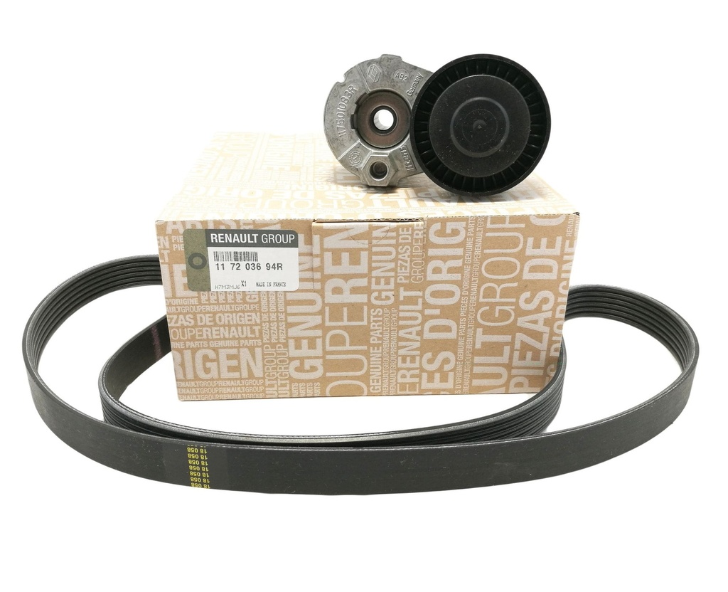 [117203694R] Clio Kango Megane 1.5 16 16V Alternatör Kayış Kiti (8200821813-117509654R) 117203694R Orjinal
