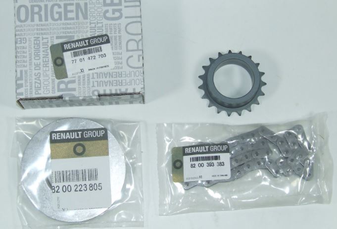Master 2 2003-2010 2.5 16V Yağ Pompa Zincir+Dişli Takım 7701472703 Orjinal