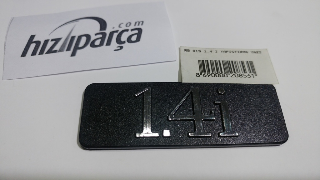 [TVK-0008] R9 R19 1.4 İ Yapıştırma Yazı