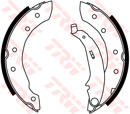 [TRW GS8729] Clio Laguna Symbol P206 P306 Saxo Logan Arka Balata ( Kampana ) 7701206962