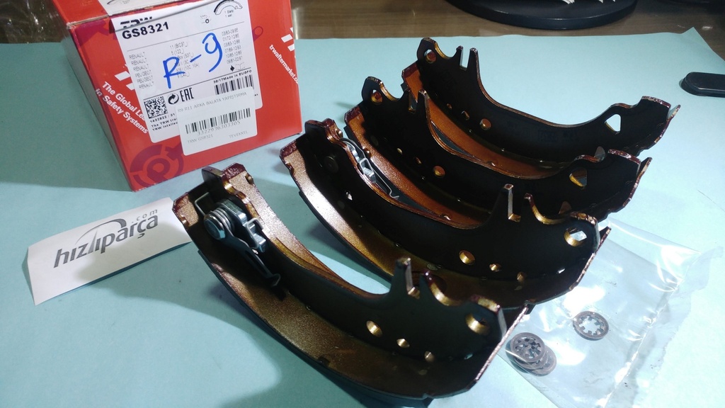 [TRW GS8321] R9 R11 Arka Balata 7701202287