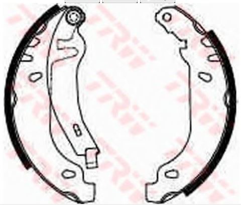 [TRW GS8211] R21 Manager Clio Twingo (90-98) Arka Balata 7701202542 7701204268