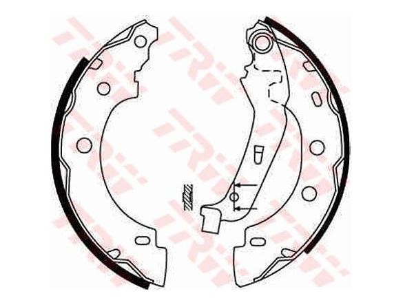 [TRWFP GS8650] Kango (98-08) Arka Balata Ufak Tip 7701207555