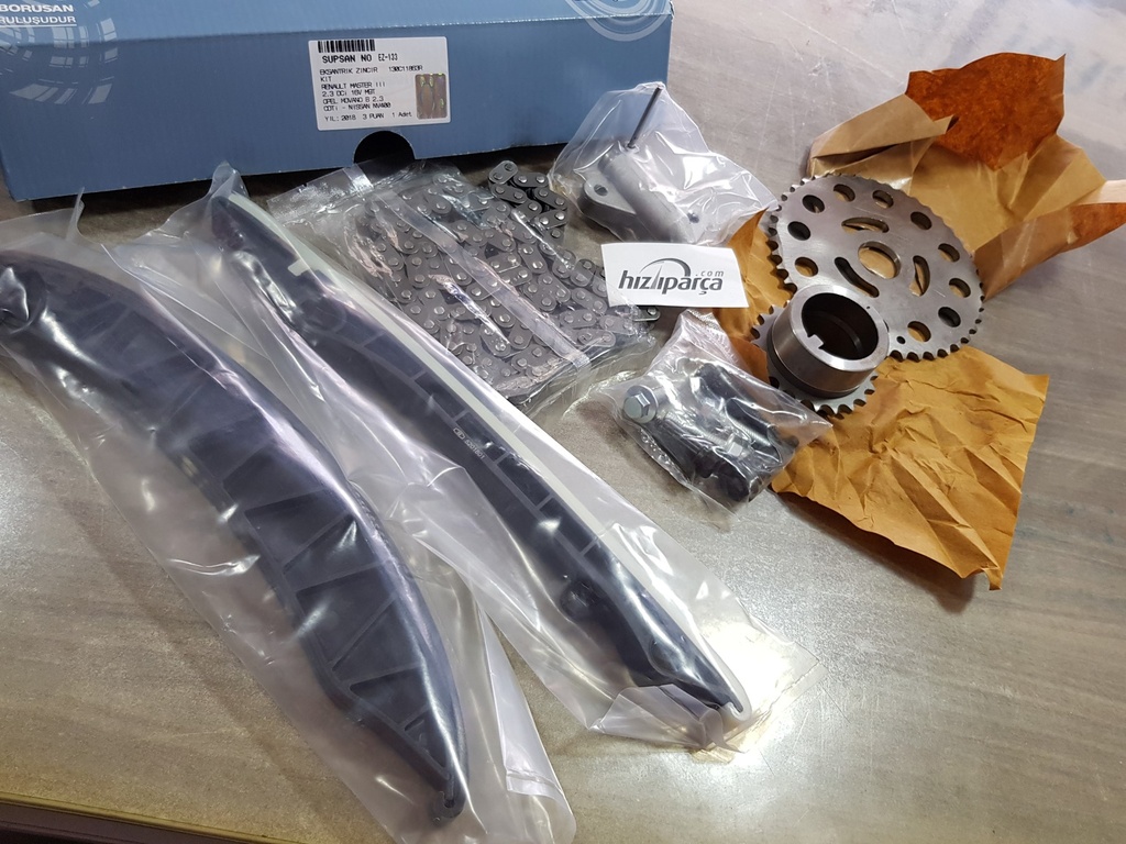 [SUPSAN EZ-133] Master 3 2010- M9T 2.3 Egzantirik Zincir Seti Takım