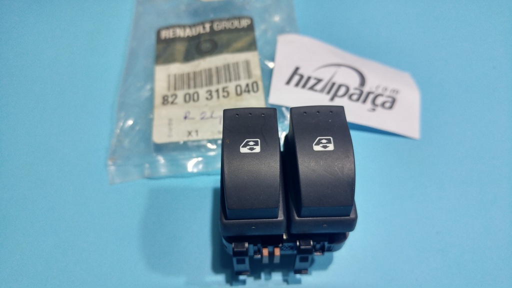 [ST02276] Megane 2 Cam Kaldırma Düğmesi Kahverengi 8200315040 Orjinal